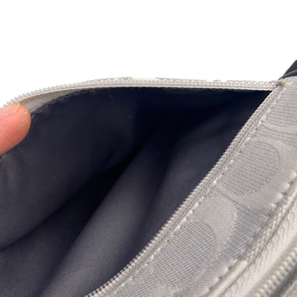 COACH Gray Signature Crossbody - Picture 9 of 10